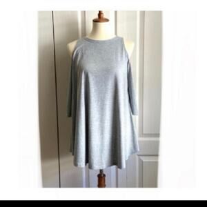 Style Dome Cold Shoulder Tunic Style Top